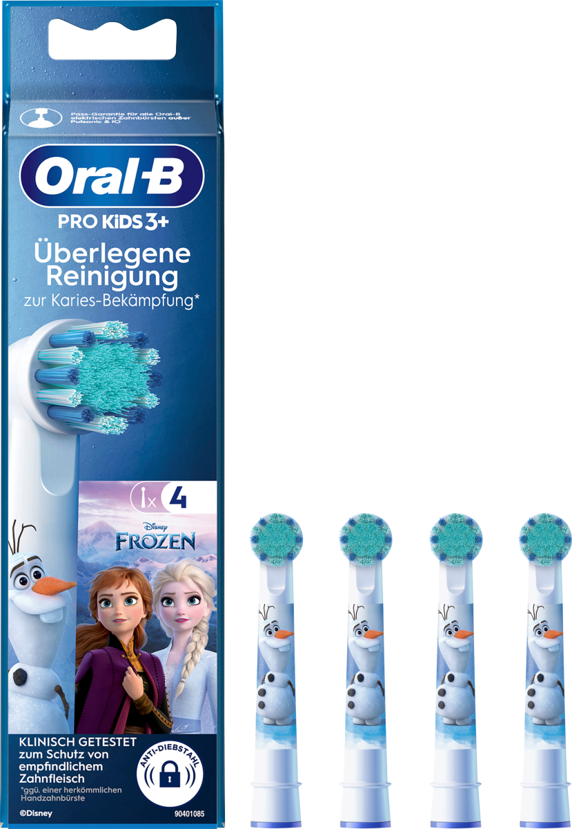 Aufsteckbürsten Kinder PRO Frozen, ab 3 Jahren, 4 St