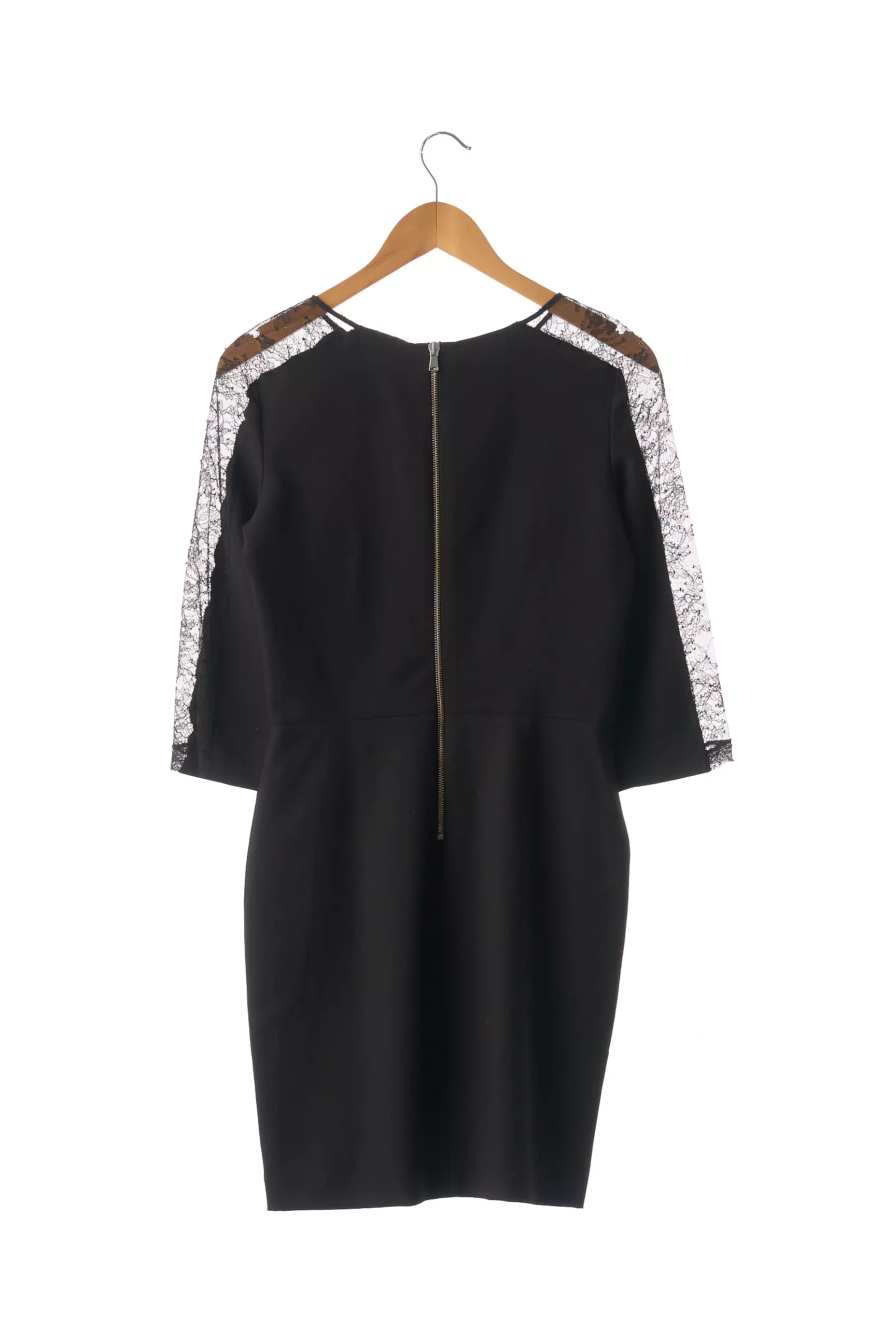 Sandro Robes Mi Longues Femme couleur noir