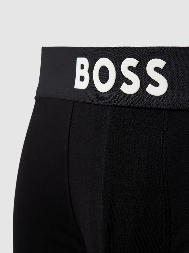 Trunks mit Label-Print in schwarz