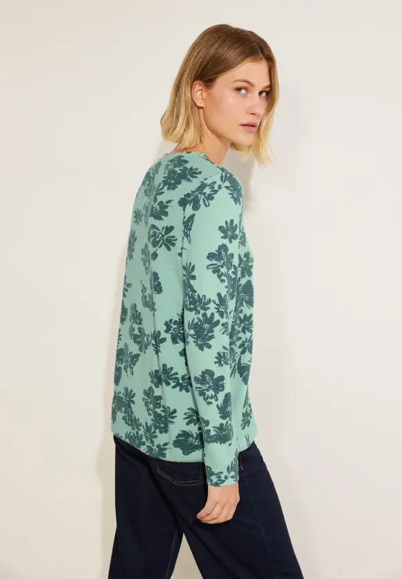 CECIL Shirt mit Blumenmuster