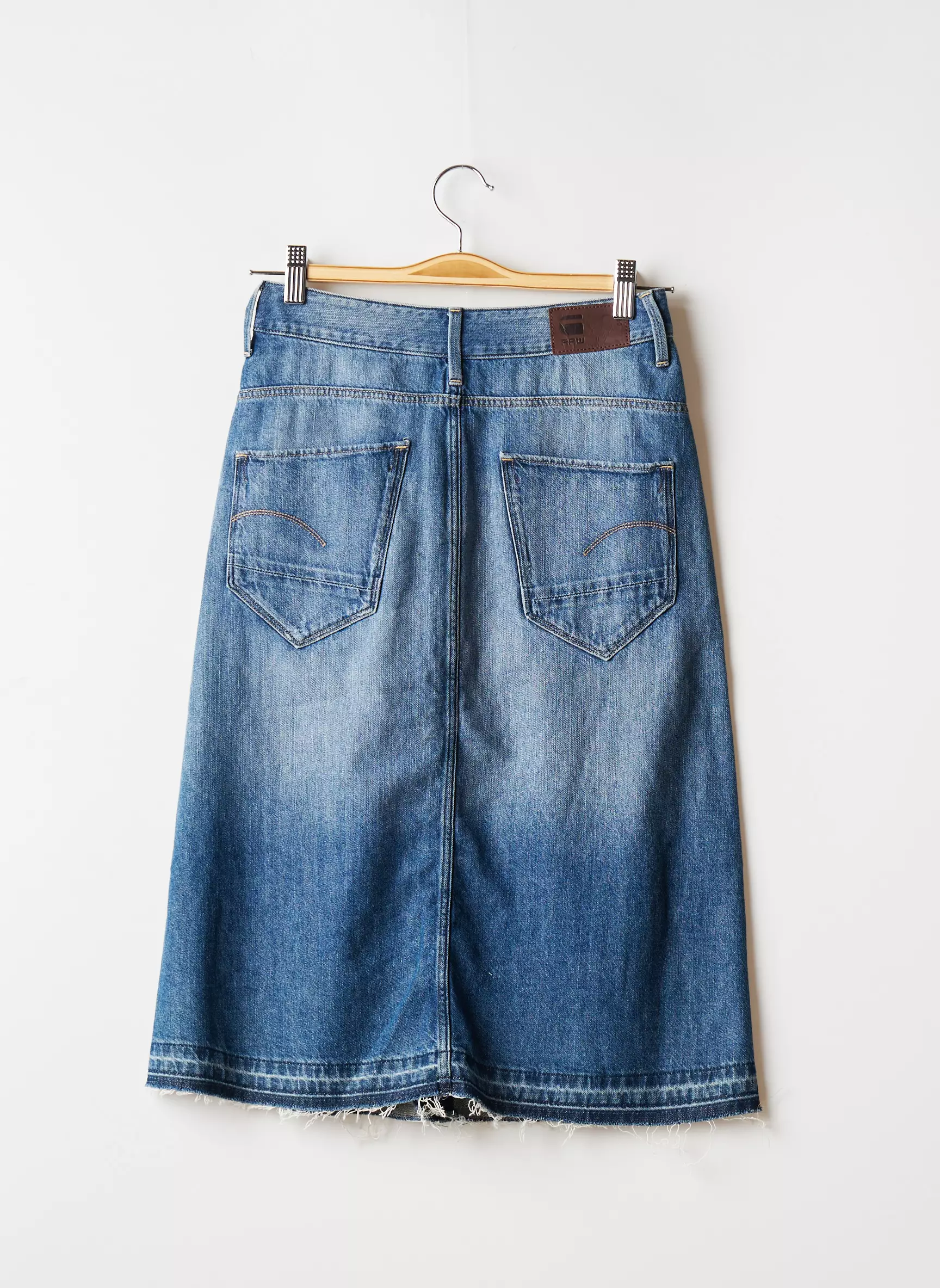 G Star Jupes Mi Longues Femme couleur bleu
