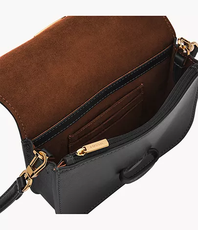 Fossil Small Flap Crossbody Lennox Leder