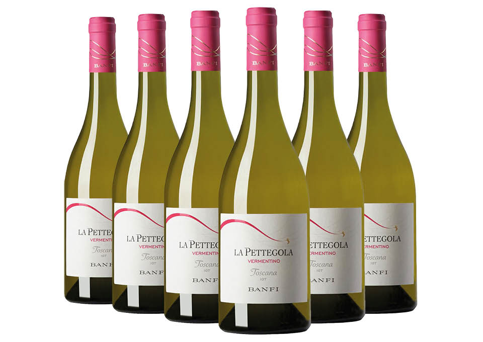 Toscana  IGT Vermentino La Pettegola 2022 Banfi 6 bouteilles de 0,75 ℓ