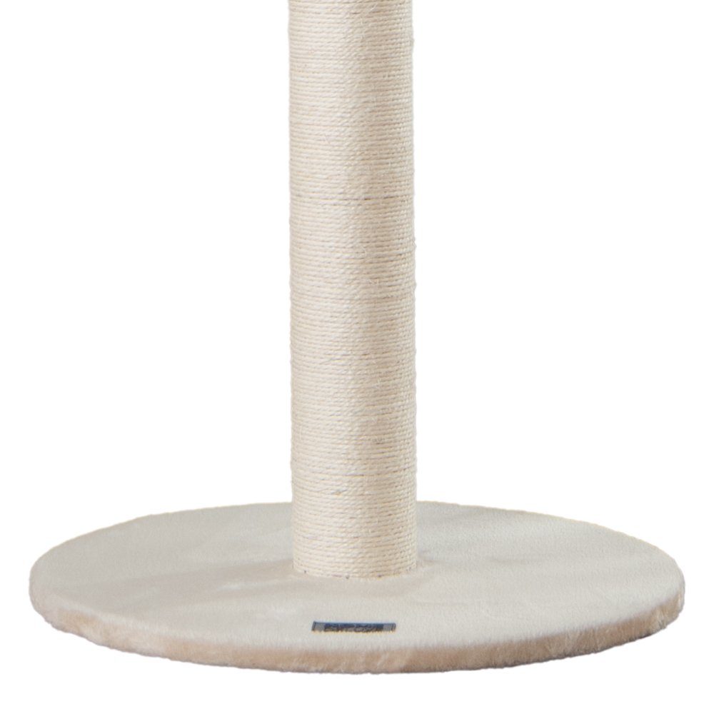 HOME DELUXE Kratzbaum Kratzpfosten NEVA 101 x 49 x 49 cm, mit Sisalstamm & Spielzeug I Kratzstamm, Sisalstamm