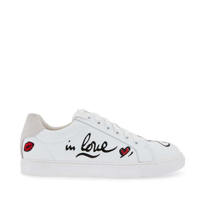 Baskets en cuir Simone in love graf