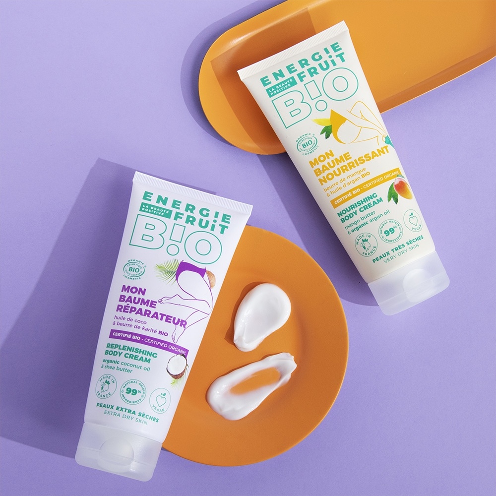 energie fruit MON BON BAUME BIO REPARATEUR| COCO & BEURRE DE KARITE BIO Baume corps certifié BIO