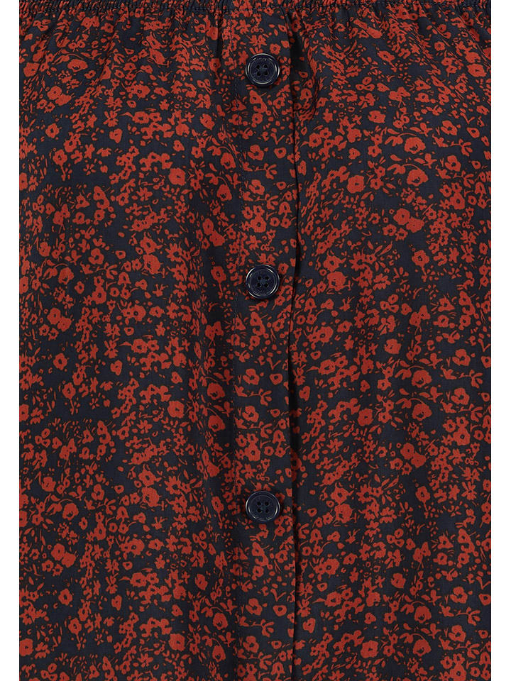 Sublevel Bluse in Rot/ Schwarz günstig kaufen