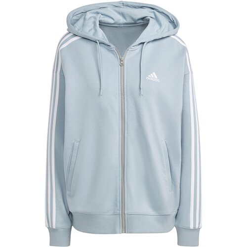 DAMEN KAPUZENSWEAT ESSENTIALS 3-STREIFEN FRENCH TERRY OVERSIZED