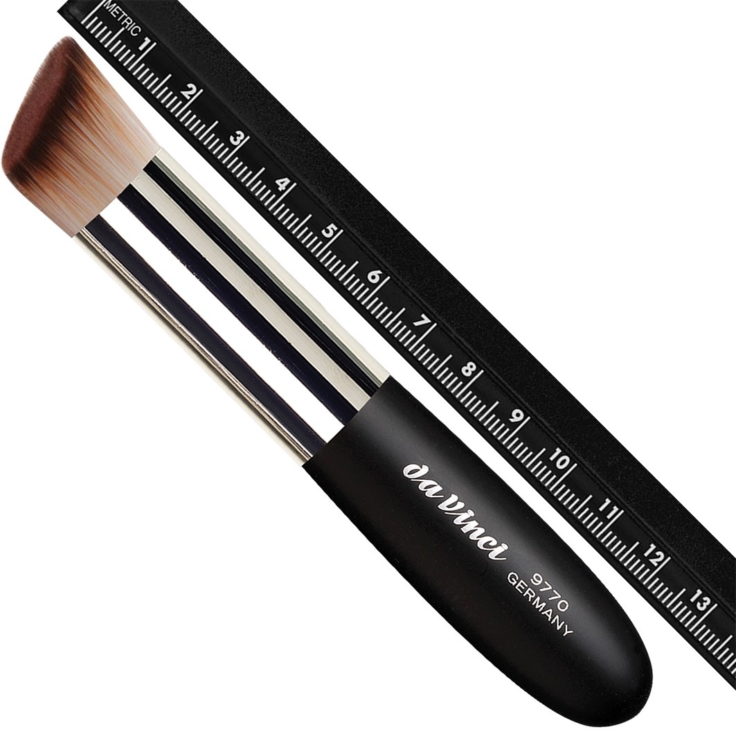 Brocha para base de maquillaje y crema Da Vinci