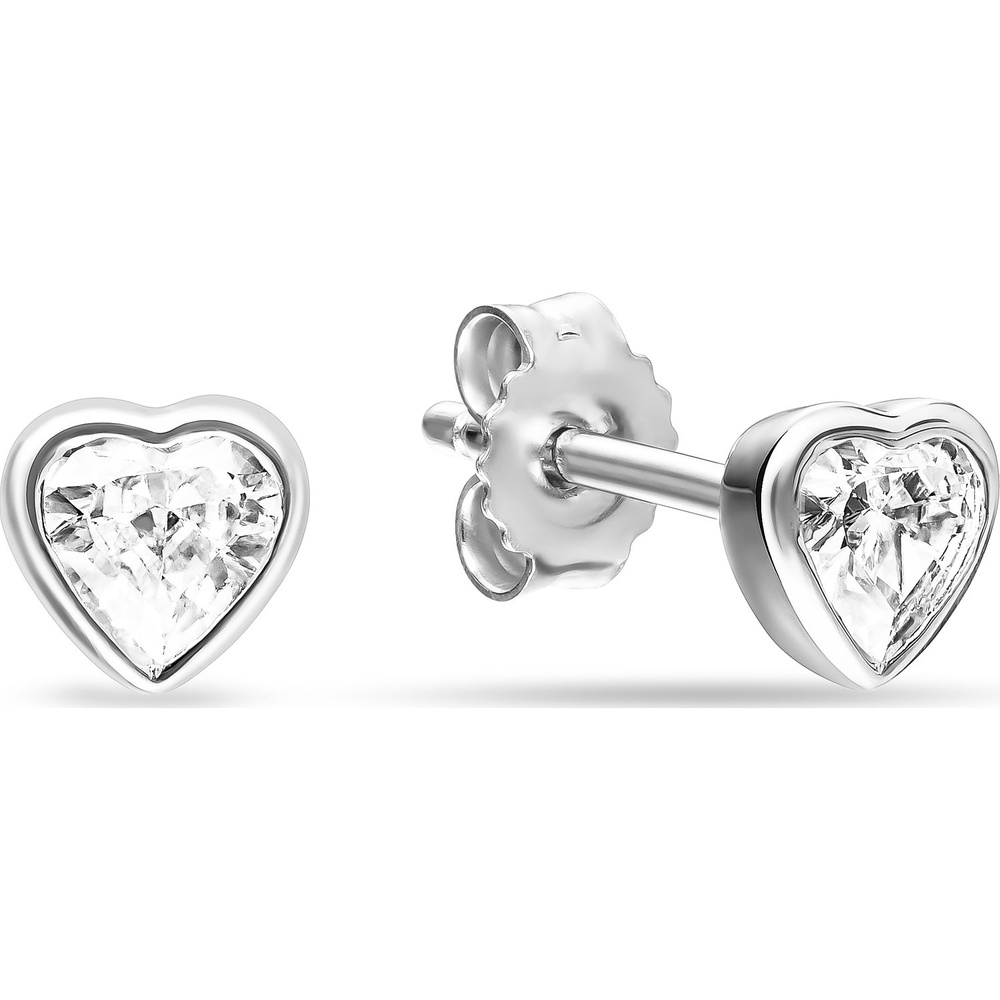 FAVS Boucles d'oreilles à fermoir à poussette 925 Argent Boucles d'oreilles