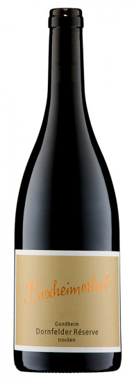 2019 Gundheim Dornfelder Réserve trocken - Weingut Boxheimerhof