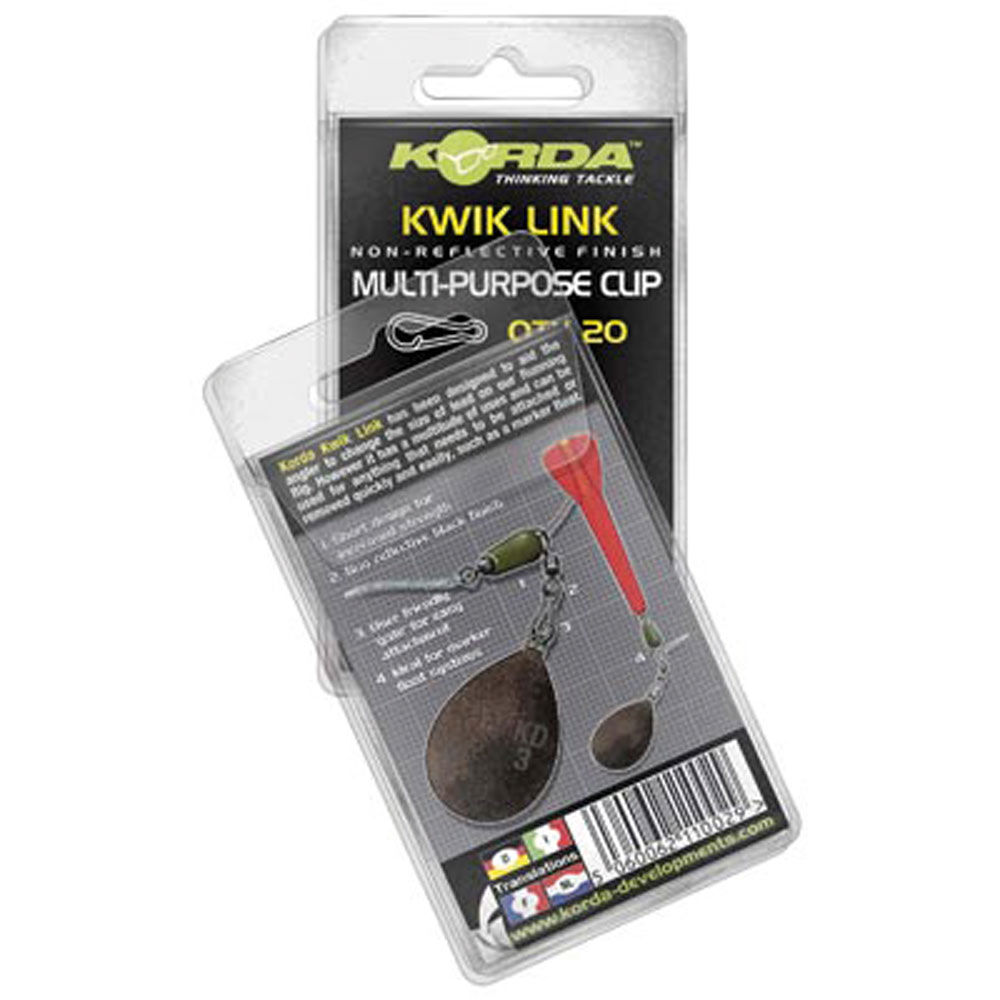 Korda Kwick Link Schnellverschluss-Karpfenclips (x20)