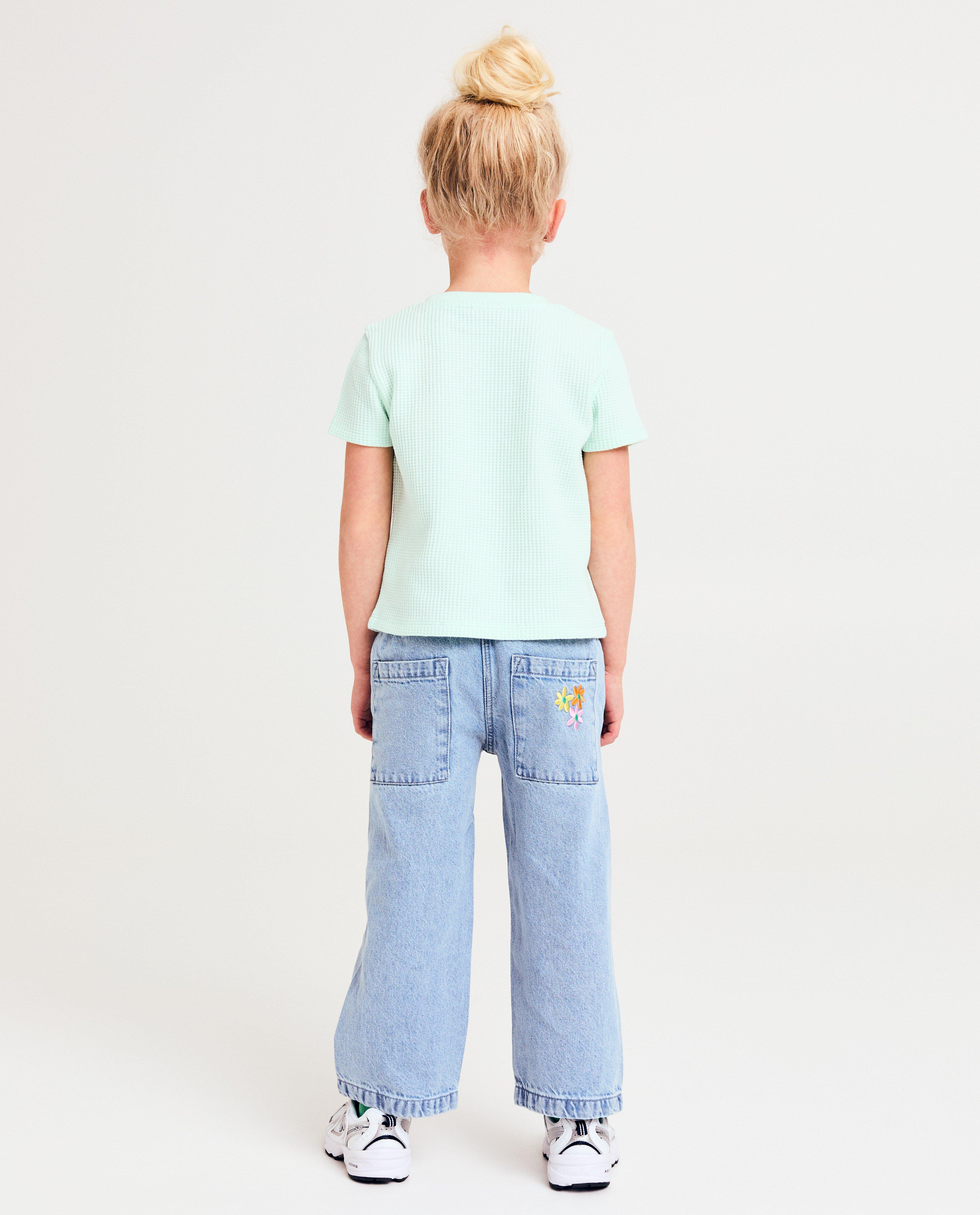 Tricou Samson cu model waffle verde deschis
