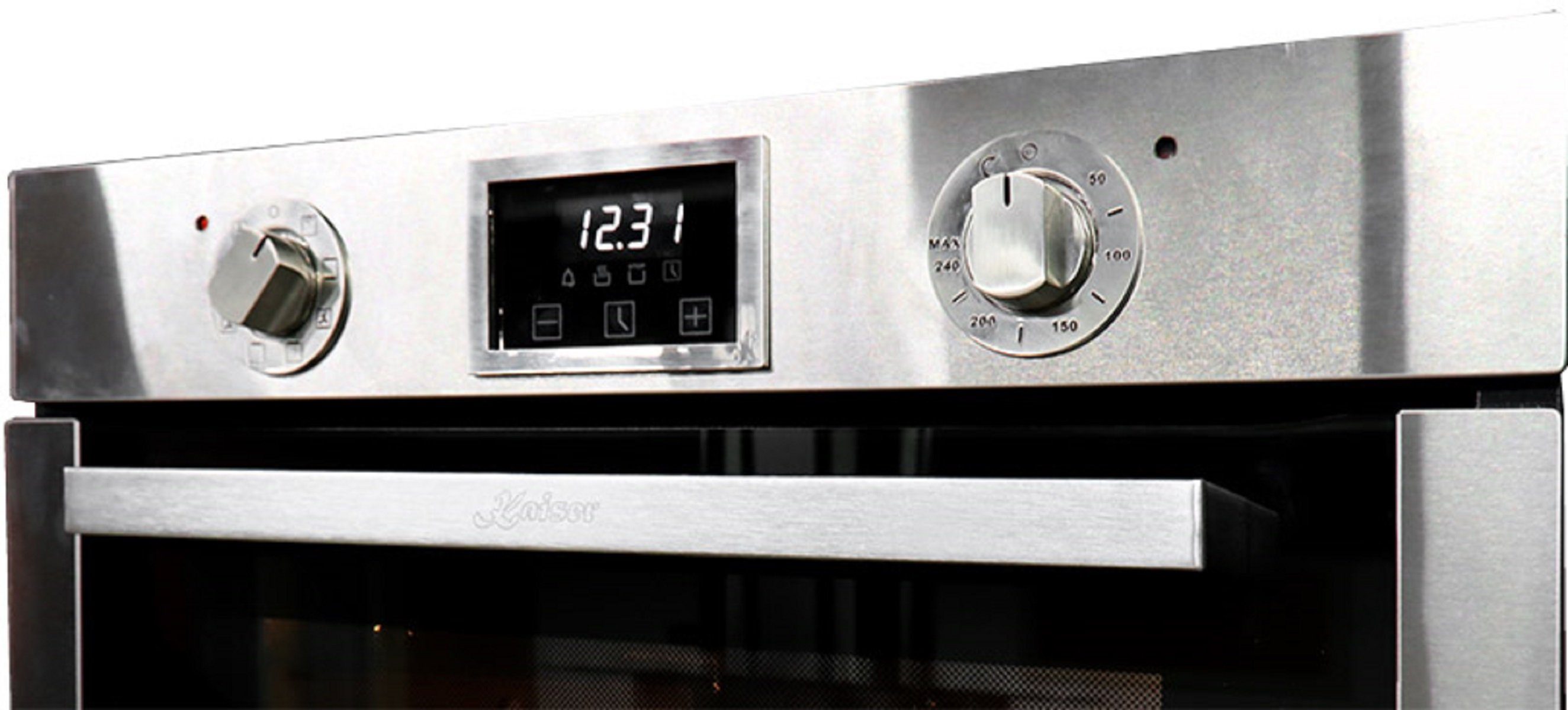 Kaiser Küchengeräte Backofen EH 6323/14, Autark, Edelstahl, Elektro Backofen,10 Funktionen 79 L