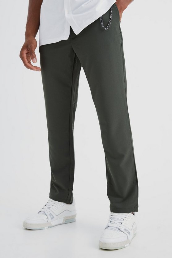 Elastische Slim-Fit Hose mit 4-Way Stretch