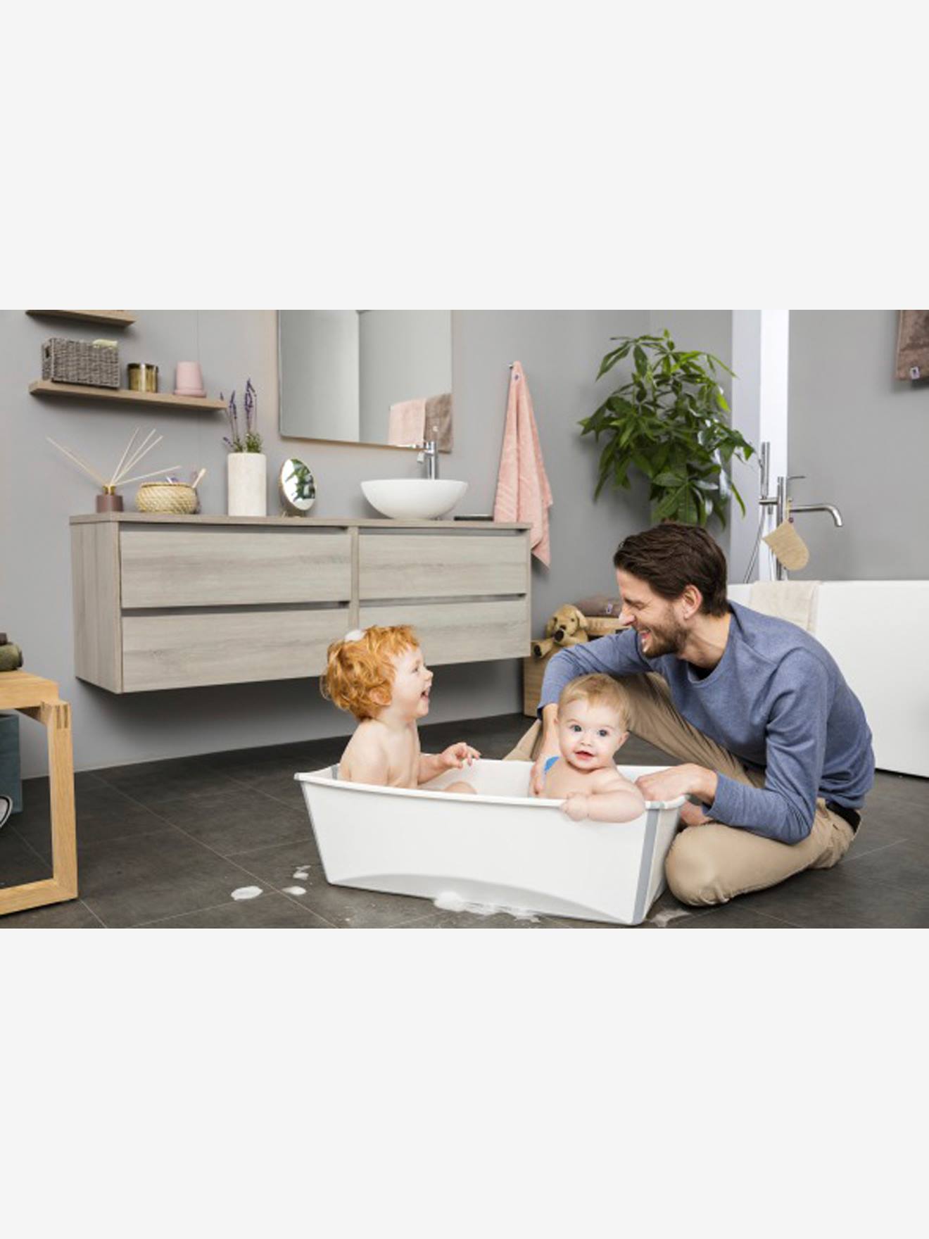Baignoire Flexi Bath STOKKE blanc