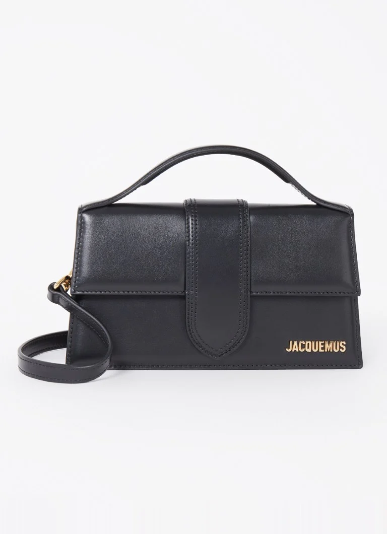 Geantă de mână din piele Jacquemus Le Grand Bambino cu curea de umăr detașabilă.