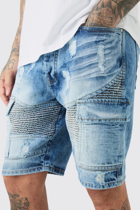 Tall Bikershorts mit geradem Bein