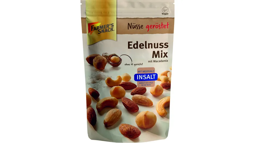 FARMER'S SNACK Edelnuss Mix geröstet und gesalzen 150 g