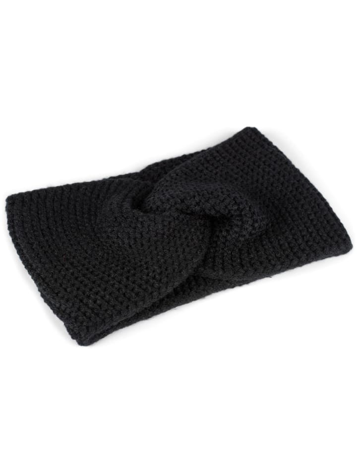 styleBREAKER Strick Stirnband in Schwarz günstig kaufen onesize