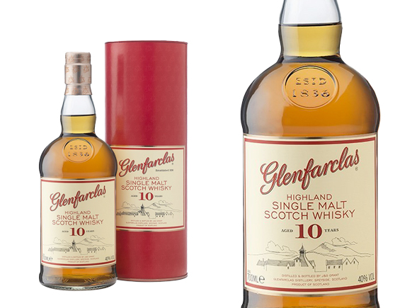 Whisky Glenfarclas 10 Ans Single Malt Sous étui