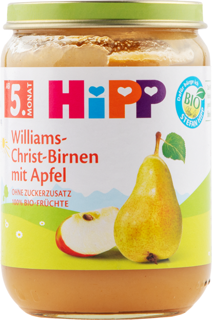 HiPP Bio Williams-Christ-Birnen mit Apfel