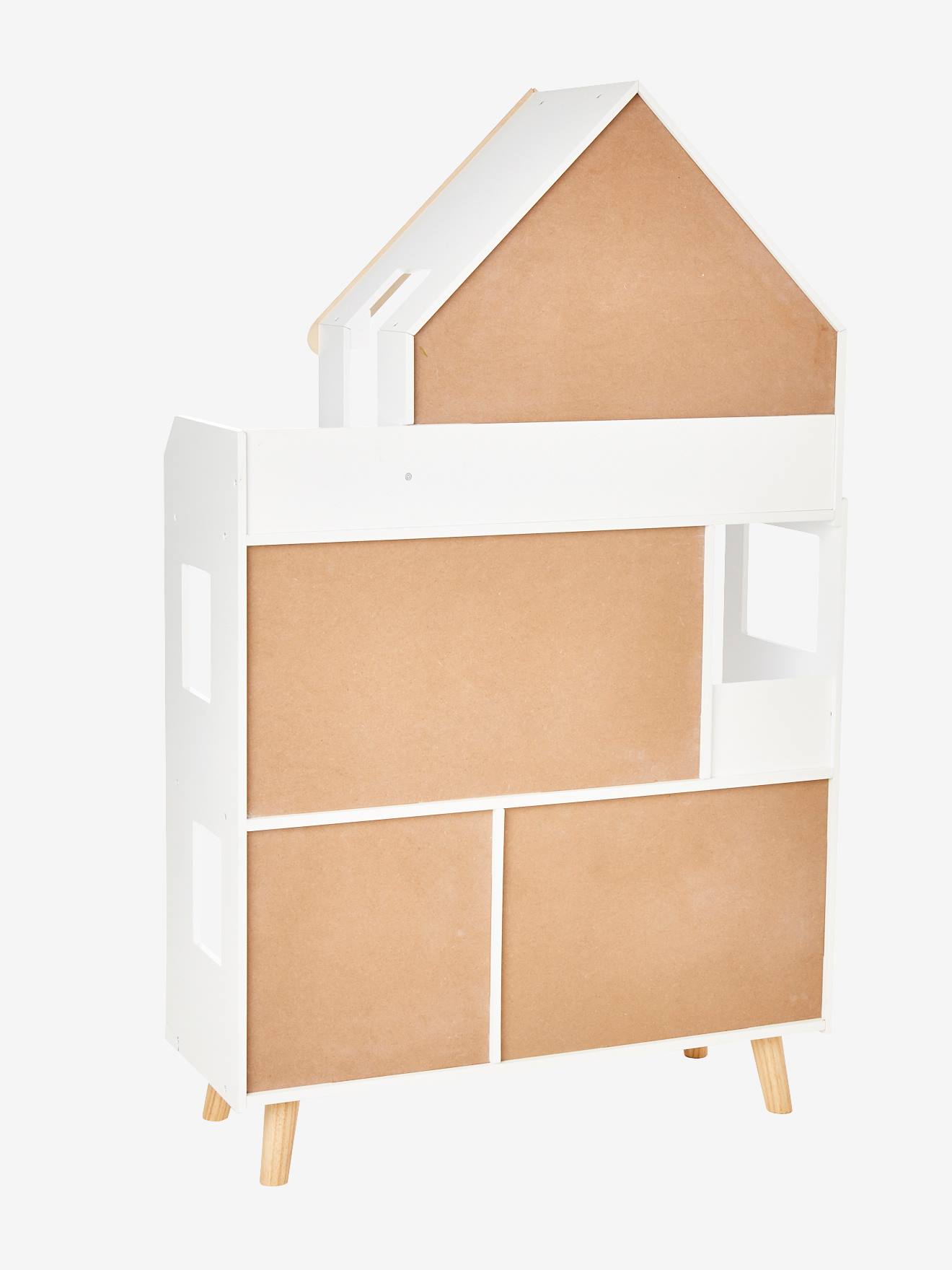 Maison de poupée mannequin en bois FSC® multicolore