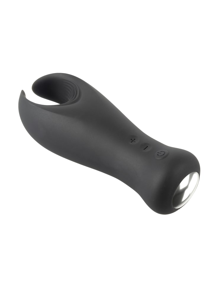 Rebel Masturbator Flügel-Vibrator in schwarz günstig kaufen 16 cm