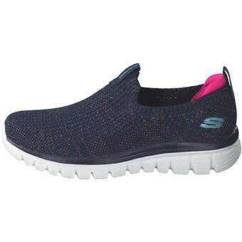 Skechers Slip On Sneaker in blau