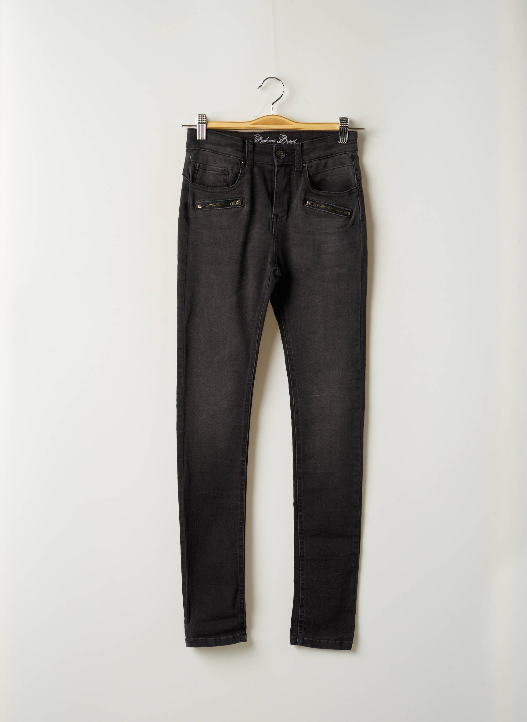 Beckaro Jeans Coupe Slim Fille couleur noir