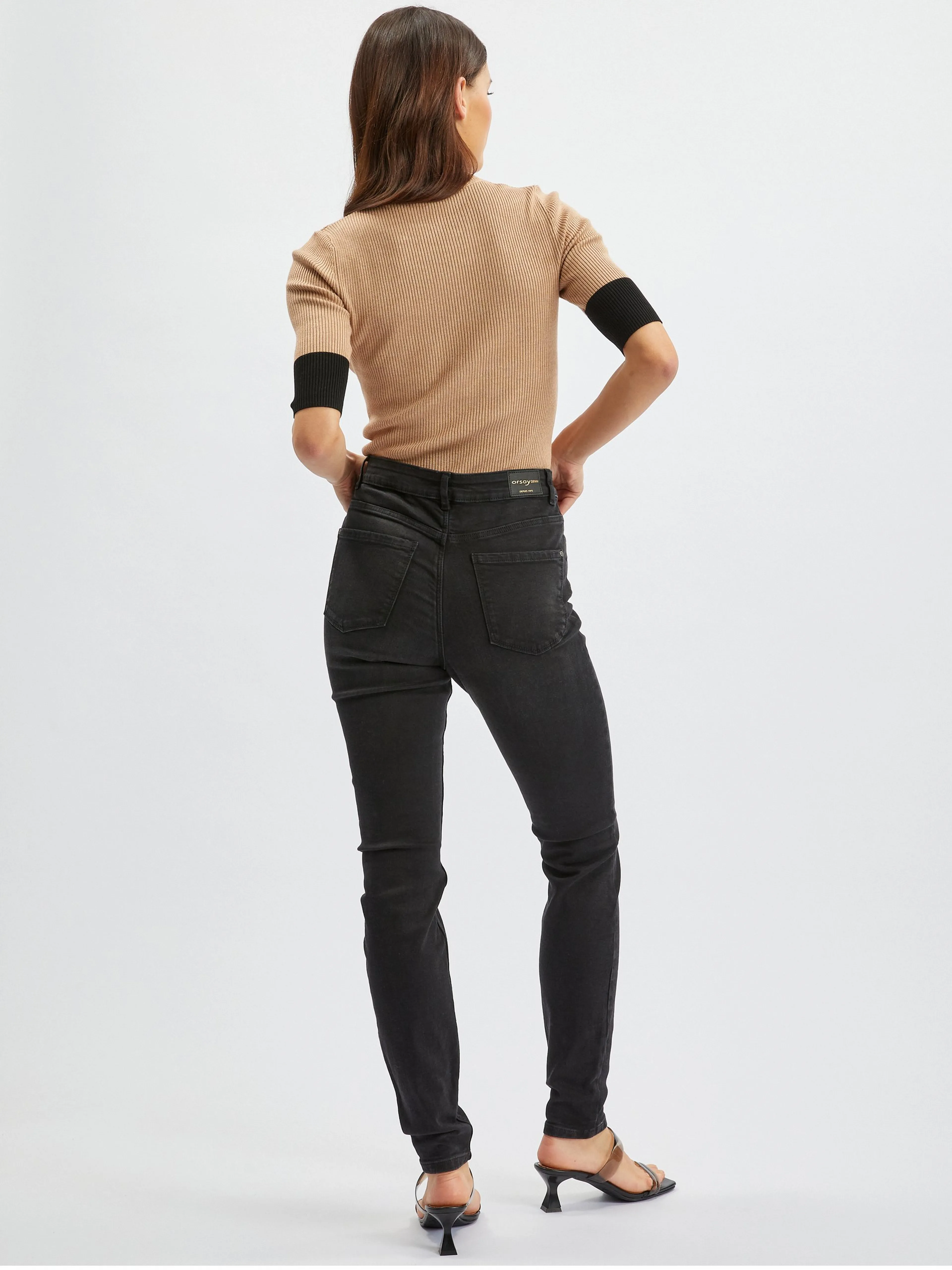 Schwarze Skinny Fit Jeans für Damen ORSAY