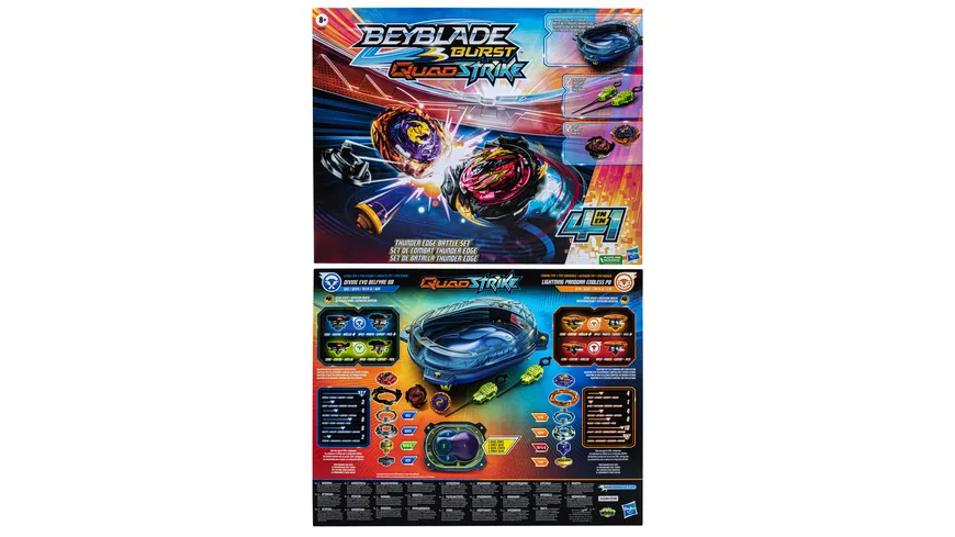 Hasbro - Beyblade Burst QuadStrike Thunder Edge Battle Set