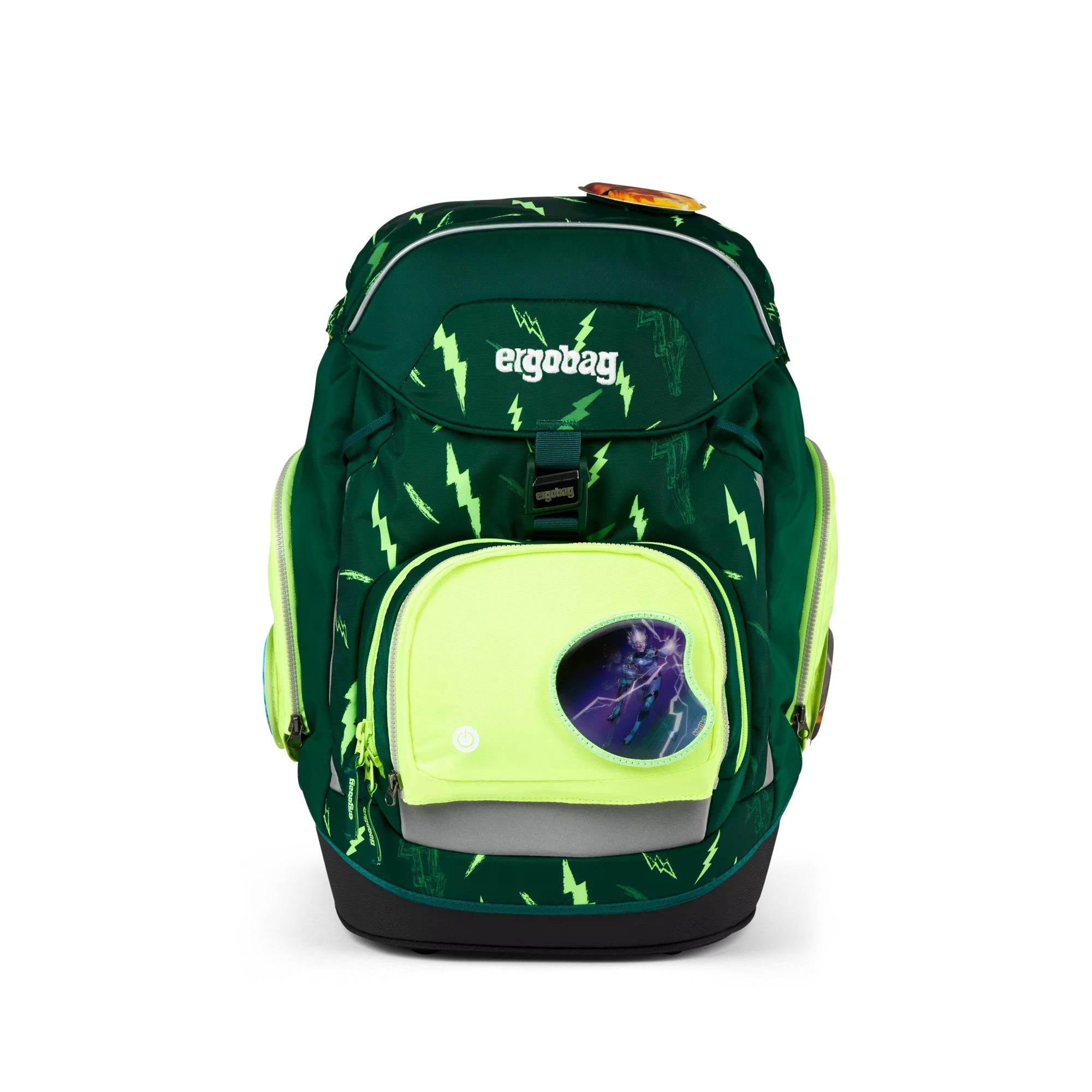 ergobag Fluo LED Zip Set Gelb