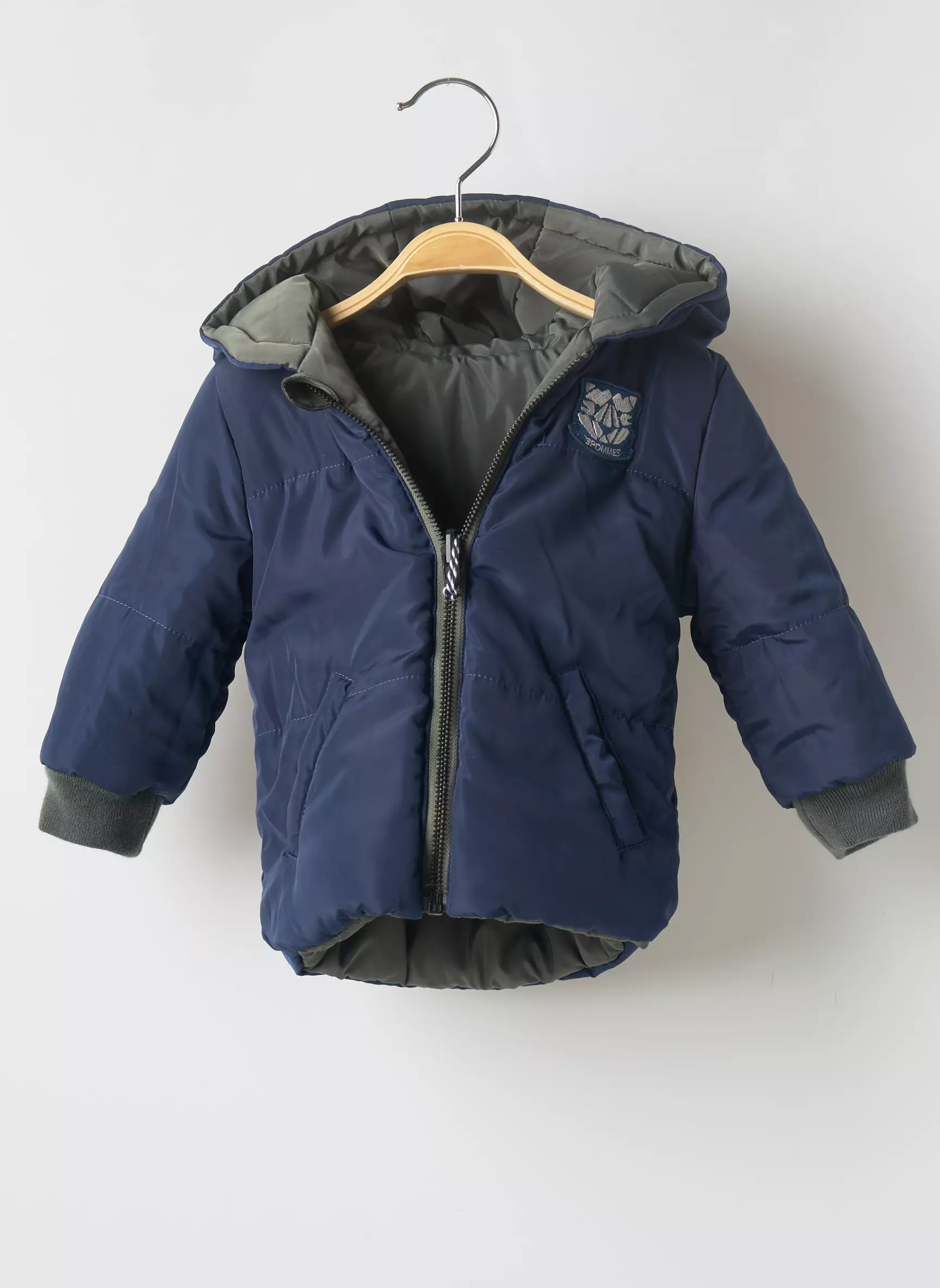 3 Pommes Parkas Garcon couleur vert