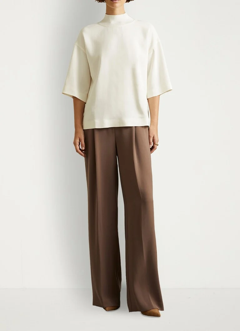 Reiss Amaya oversized top with turtleneck