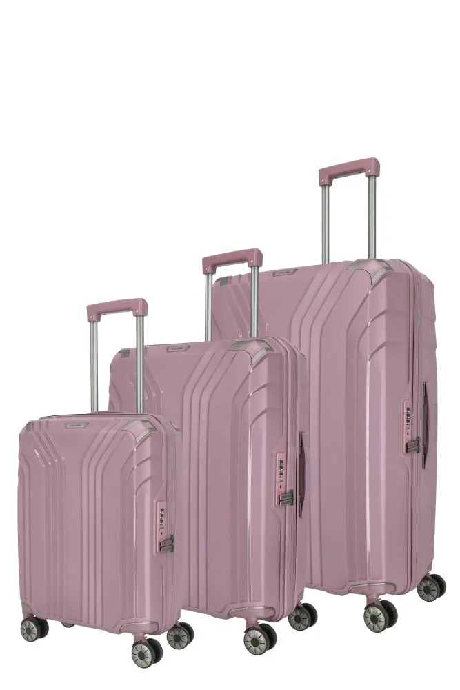Travelite ELVAA Kofferset 4 Rollen L\/M\/S - Rosé