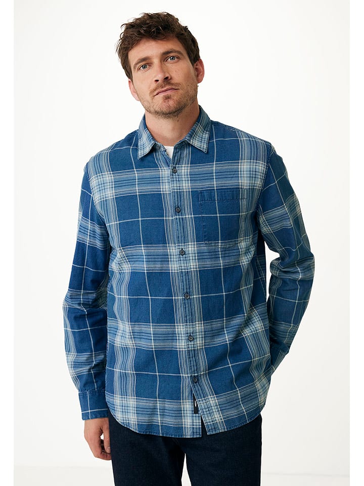 Mexx Hemd in Blau günstig kaufen