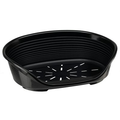 Set aus Ferplast Korb Siesta Deluxe  mit Überzug Sofà Samt grün
