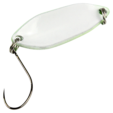 FTM Trout Spoon Spark (2,5 g, Grün/Schwarz UV)