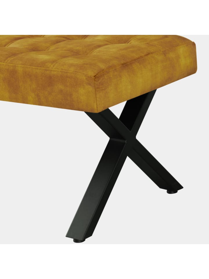 B&D Home Sitzbank KAREN in Gelb - (B)160 x (H)88 x (T)59 cm günstig kaufen 160 cm