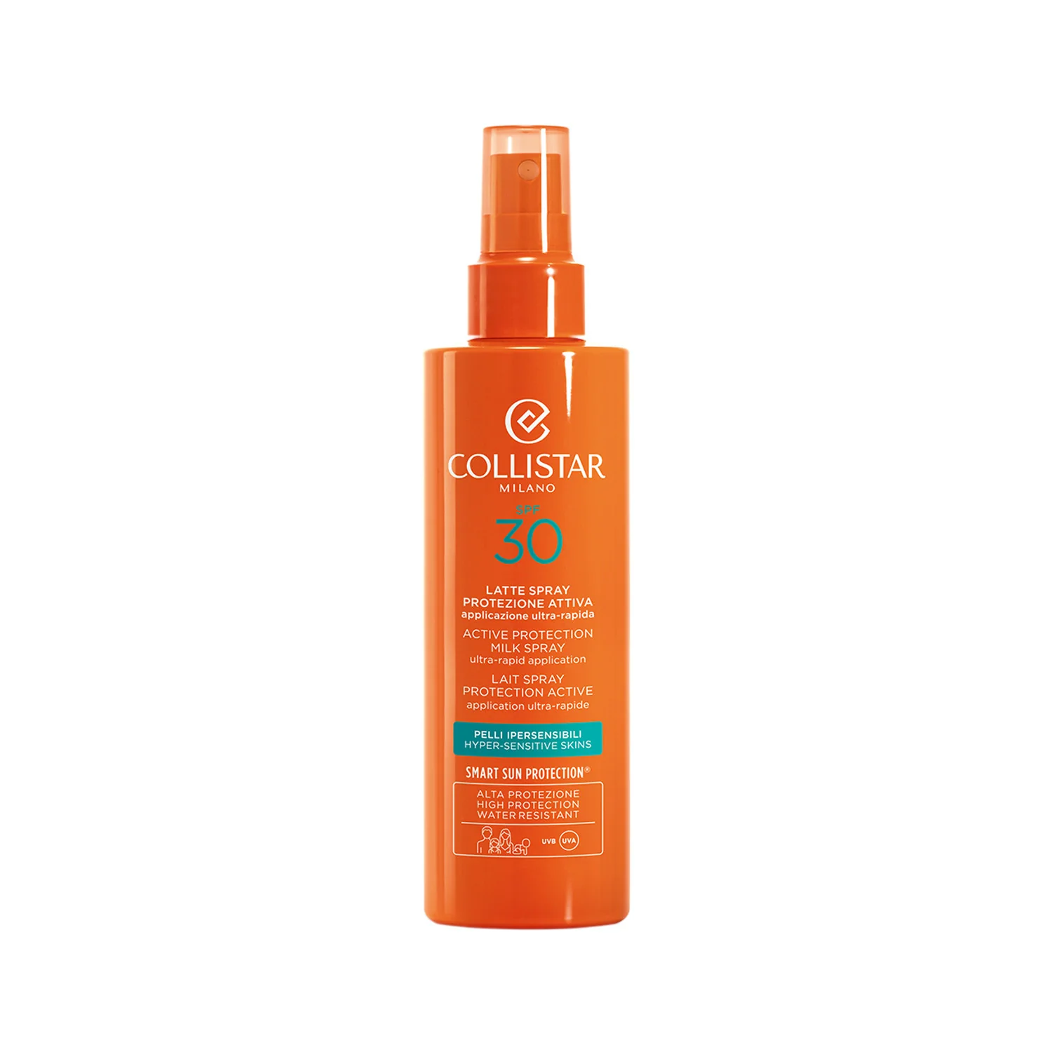 Spray autobronceador con protección activa SPF30 - Leche solar corporal de alta protección.