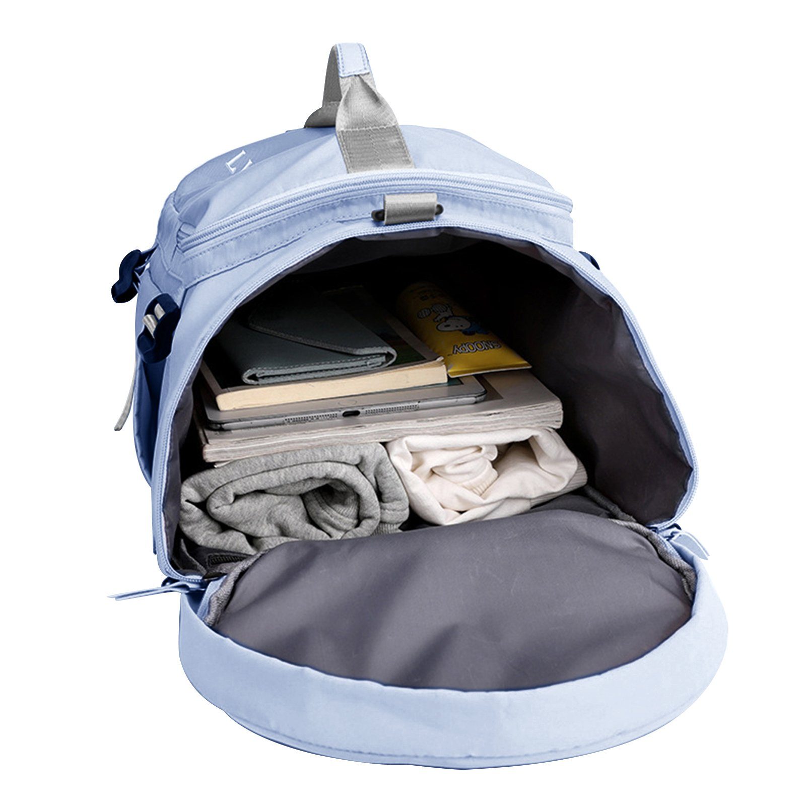 OKWISH Reiserucksack Freizeitrucksack Sportrucksack Sporttasche Reisen Rucksack Reisetasche (Notebook Laptop Tasche Schule Uni Rucksack Handgepäck, Rucksäcke, Schulrucksack, Schultasche, mit Schuhfach und Nasstasche), für Weekender Schwimmen Yoga Rei