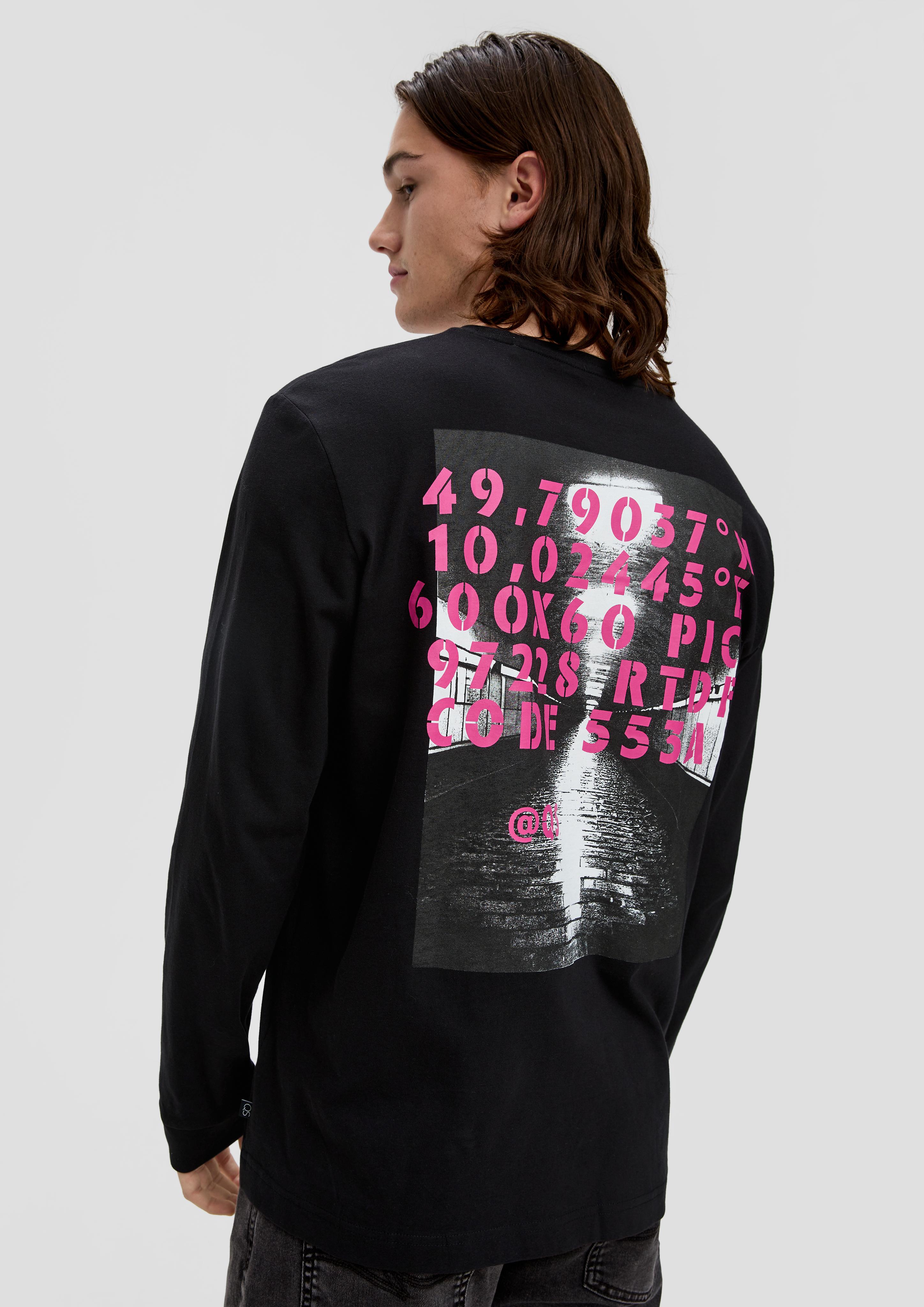 Longsleeve mit Front- und Rückenprint  2138576-99D0