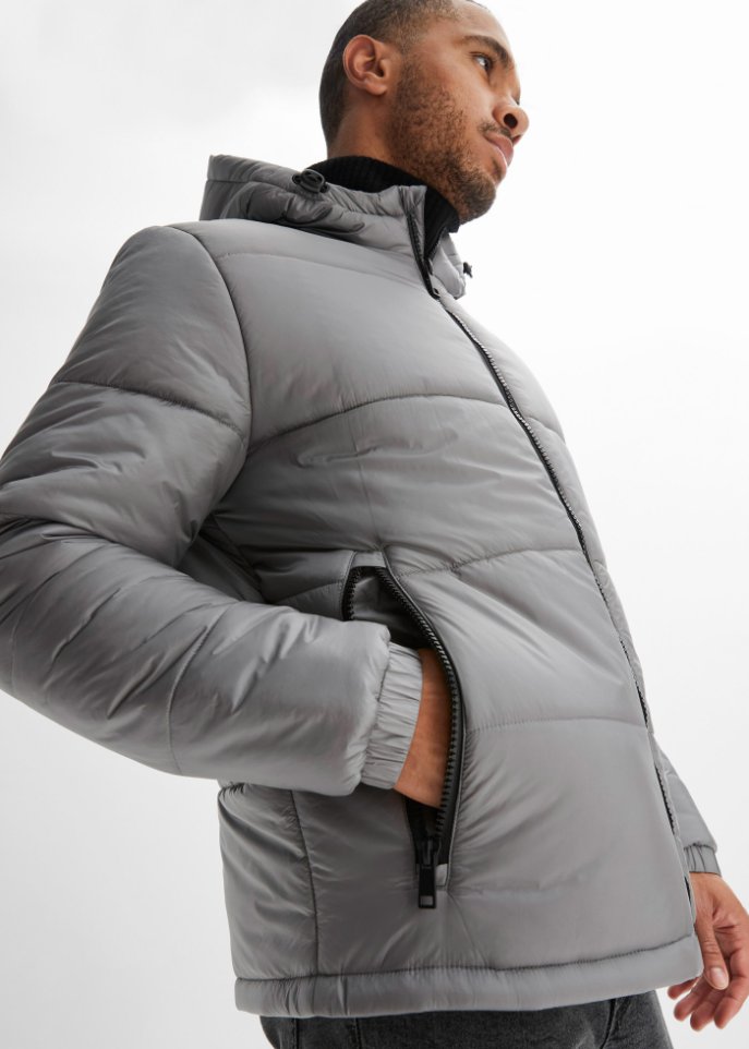 Steppjacke mit Kapuze