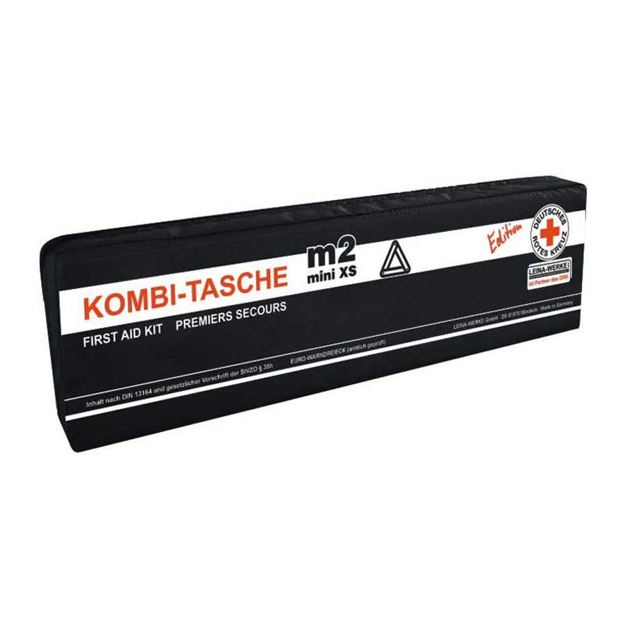 Kombitasche M2K-XS ecoline - DRK Edition, mit Warndreieck - ATU