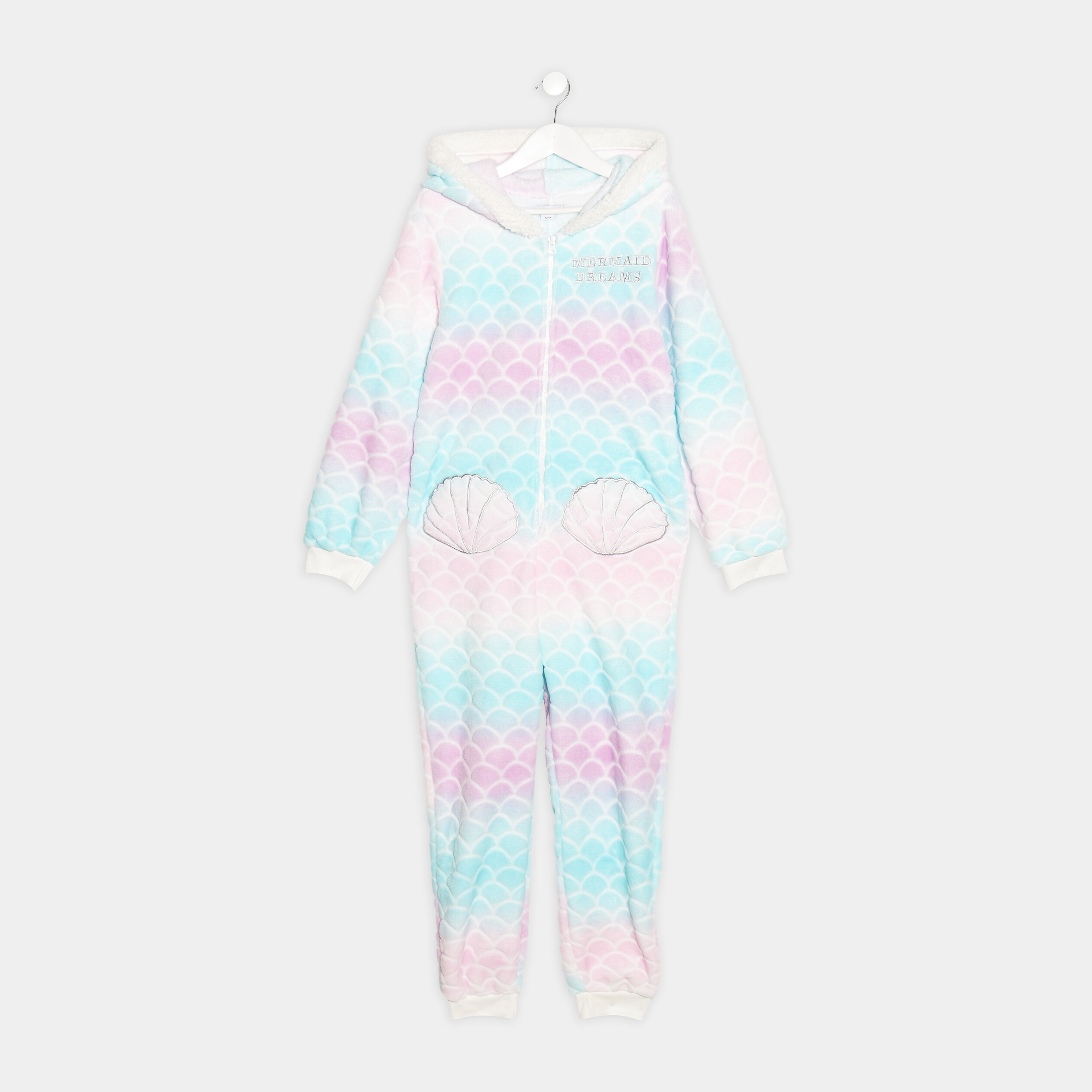 Combinaison pyjama violet fille | La Halle