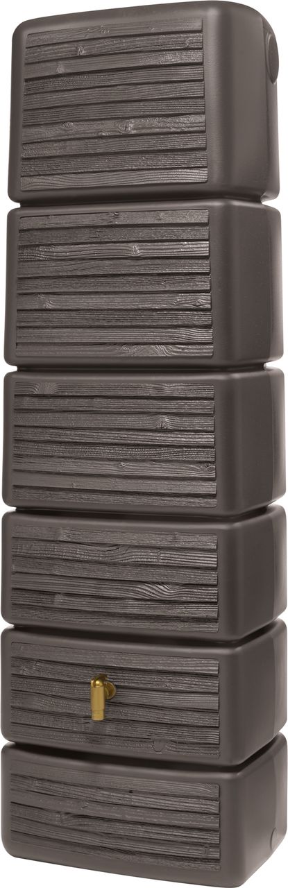 4rain SLIM WOOD DECOR Wandtank 330 Liter darkwood