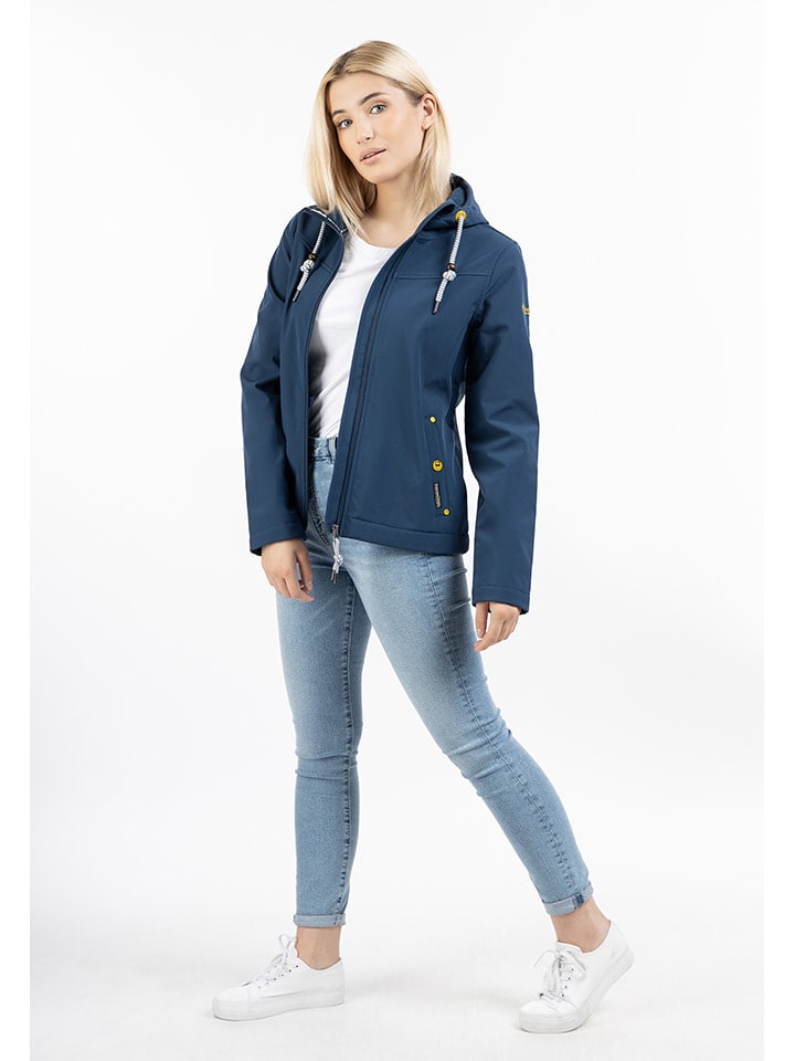 Schmuddelwedda Softshelljacke in Dunkelblau günstig kaufen