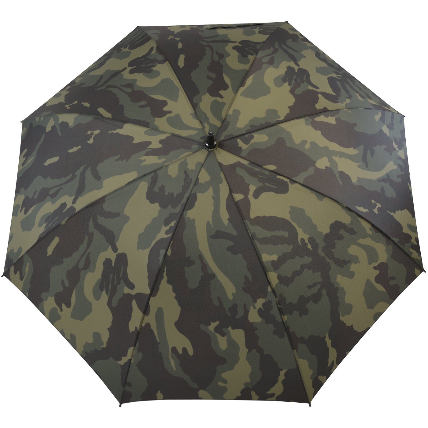 iX-brella Stockregenschirm XXL Golfschirm mit Automatik, Fiberglas Gestell - Camouflage, stabil