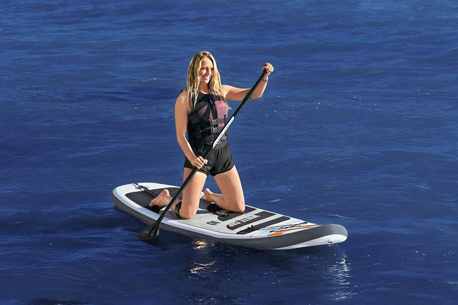 BESTWAY SUP-Board Hydro-Force SUP Stand Up Paddling Board 305 x 84cm White Cap